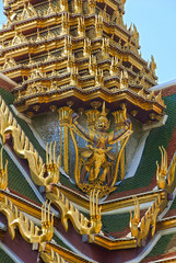 Southeast Asia, Thailand, Bangkok. Close-up exterior view of Royal Palace. Credit as: Jones & Shimlock / Jaynes Gallery / DanitaDelimont.com