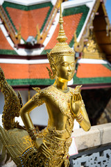 Thailand, Bangkok. Statue at Grand Palace.