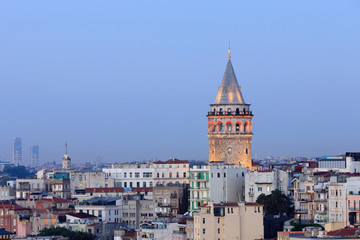 Fototapeta na wymiar Galata Tower. Istanbul. Turkey.
