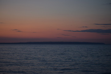 Obraz premium Sonnenuntergang an der Ostsee