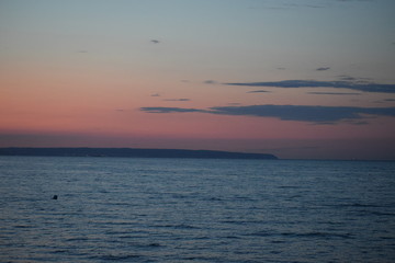 Obraz premium Sonnenuntergang an der Ostsee