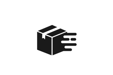 Fast delivery icon, box icon, gift icon