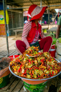 Food Market, Koh Chen, Cambodia