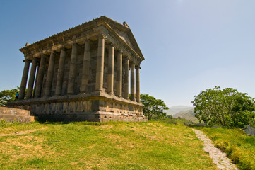 Fototapeta na wymiar Hellenic temple of Garni, Armenia