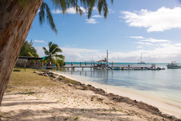 BVI, Anegada, shallow channel and treacherous reefs make approach difficult. Name means drowned...