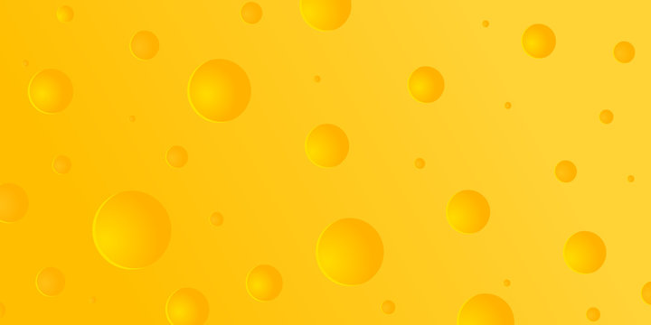 Vector cheese background. Template for your design. A piece of delicious cheese. Vector illustration