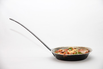 Traditional dish in a pan