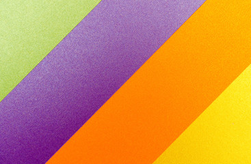 Colored paper texture background. Paper stripes.