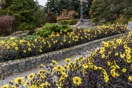 Gardens at Government House in Victoria, British Columbia, Canada