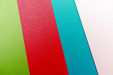 Obraz premium Colored paper texture background. Paper stripes.