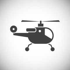 Transportation related icon on background for graphic and web design. Simple illustration. Internet concept symbol for website button or mobile app.