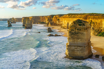 twelve apostles at sunset,great ocean road at port campbell, australia 30