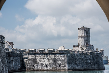 puerto de san juan de ulua mexico veracruz, construccion puerto y fuerte antiguo