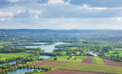 Fototapeta na wymiar The landscape in Low Saxony, Germany