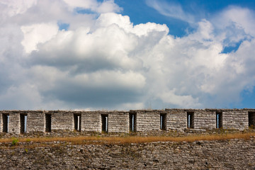 Old citadel and castle of Gjirokaster (UNESCO World Heritage Site), Albania.