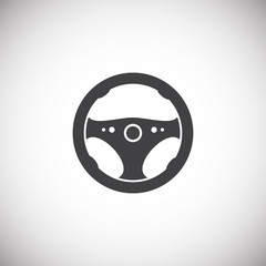 Car part related icon on background for graphic and web design. Simple illustration. Internet concept symbol for website button or mobile app.