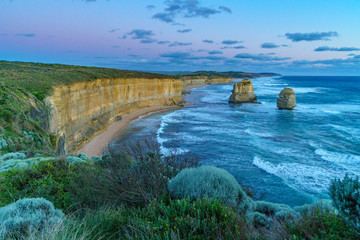 sunset at gibson steps, great ocean road at port campbell, australia 47