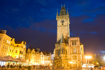 Fototapeta na wymiar Old Town Hall Tower, Prague, Czech Republic