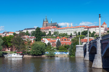 Obraz premium Czech Republic, Bohemia, Prague, Prague Castle.