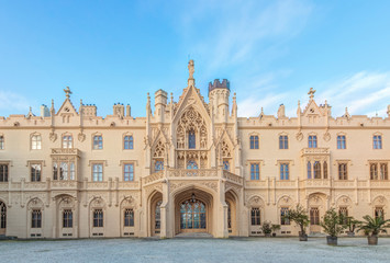 Naklejka premium Czech Republic, Moravia, Lednice Castle.