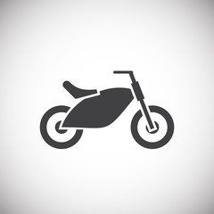 Transportation related icon on background for graphic and web design. Simple illustration. Internet concept symbol for website button or mobile app.