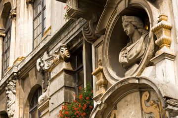 Belgium, Brussels, Grand Place, architecture.