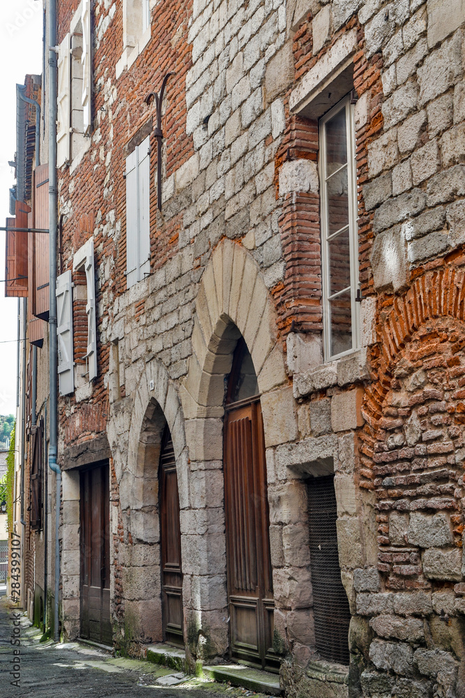 Sticker France, Cahors. Doorways