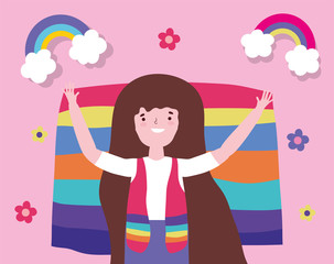 people community lgbtq flat design