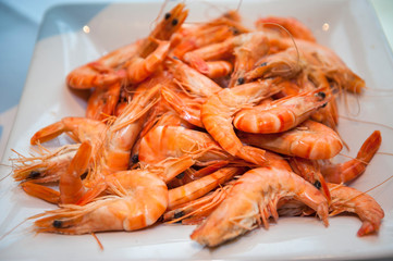 Boiled crevette, Chantilly, France