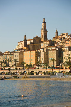 Beausoleil Village on the coastline of Southern France. Near the Italian border