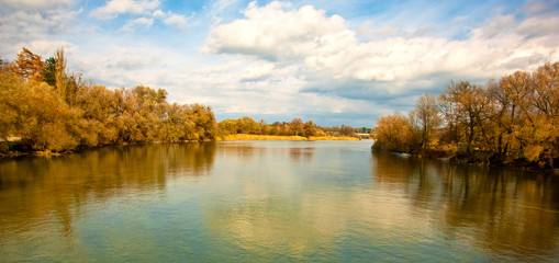 Chiemsee, Germany in Fall colors