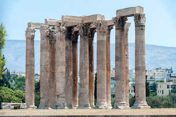 Temple of Olympian Zeus, Athens, Greece, Europe