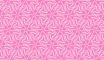 Design pattern with abstract modern ornament. Triangles style. Vector Seamless illustration.