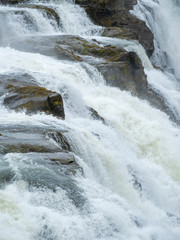 Waterfall Gullfoss part of the Golden Circle in Iceland.