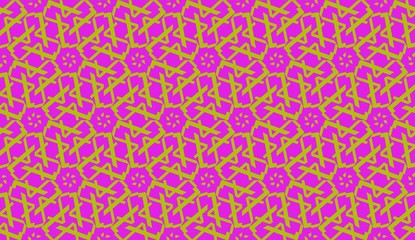 Template with geometric pattern. Vector Seamless illustration. Triangles style.