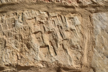 Texture of stone wall, mineral background