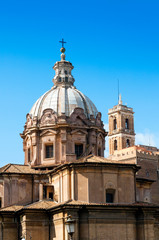 Obraz premium Santi Luca e Martina Church, Rome, Unesco World Heritage Site, Latium, Italy