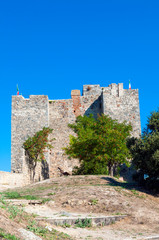 Fototapeta na wymiar The fortress, Rocca Aldobrandesca, Talamone, Maremma, Grosseto province, Tuscany, Italy