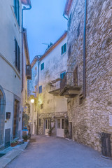Italy, Tuscany, Radda in Chianti Alley