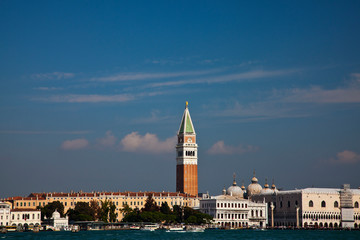Obraz premium San Marco and the Bell Tower from the Grand Canal.