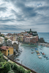 Fototapeta na wymiar Italy, Cinque Terre, Vernazza