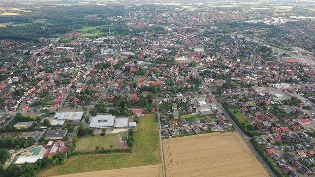 Vechta in Niedersachsen aus der Luft