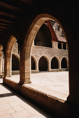 Fototapeta na wymiar Portugal, Minho Province, Guimaraes, Palace of dukes of Braganca