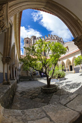 Fototapeta na wymiar Portugal, Tomar, The Convent of the Order of Christ (Convento de Cristo)