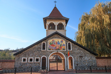 Romania, Prahova County, Sinai Monastery, built 1695 AD. Inhabited by Orthodox monks. Named for St. Catherine's Monastery on Mt. Sinai, Egypt.