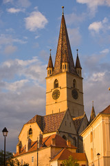 The Evangical Parish Church of Sibiu, Old Town, Romania, Eastern Europe