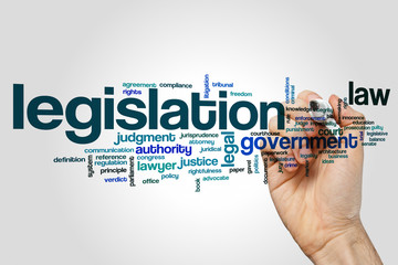 Legislation word cloud