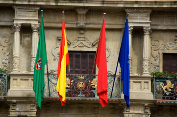Spain, Pamplona (aka Iruna). City Hall