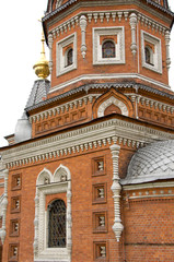Obraz premium Russia, Yaroslavl, Golden Ring city on the banks of the Volga. Alexander Nevsky church