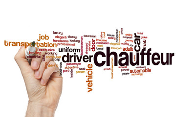 Chauffer word cloud